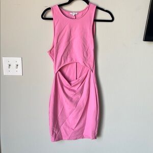 Iris Pink Backless Dress